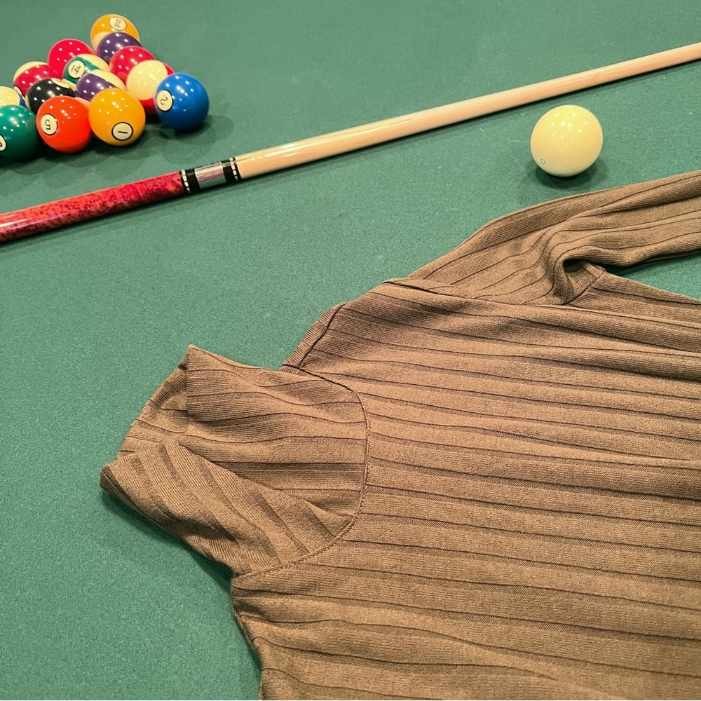Olive Green Ribbed Bodycon Dress - Picture 3 of 3